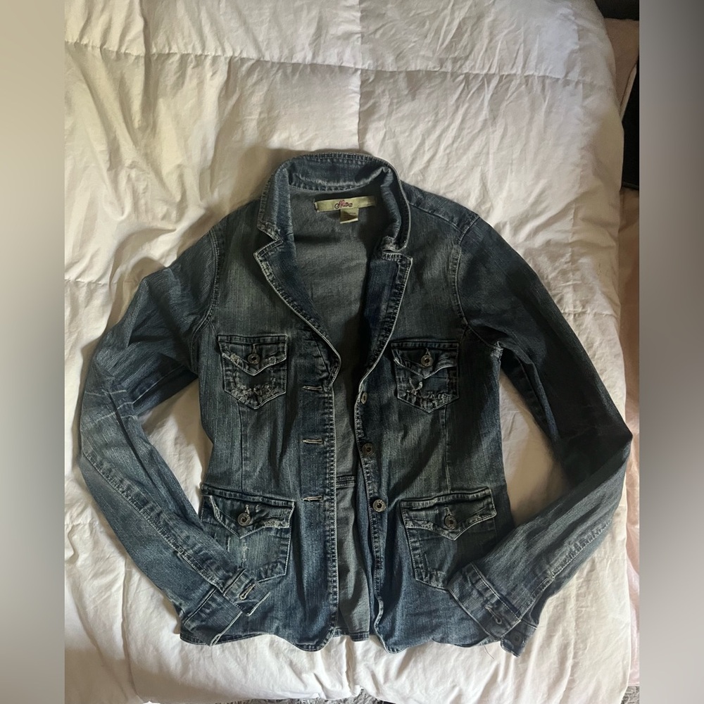 Vintage Y2K Denim Moe Jacket